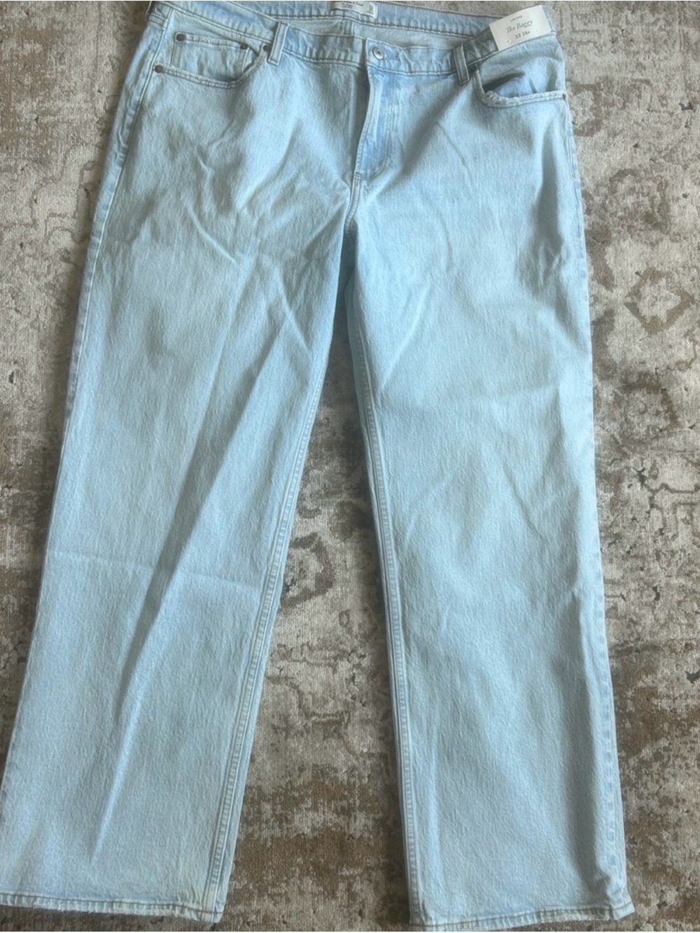 Abercrombie & Fitch Light Blue Boyfriend Jeans